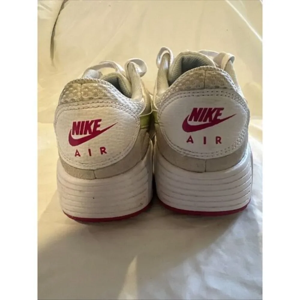 Size‎ 9 Nike Air Max SC Womens Shoe White/Light Lemon/Fireberry/Blue FQ8886-100
